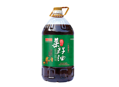 丽鹃牌压榨纯香四川菜籽油-5L