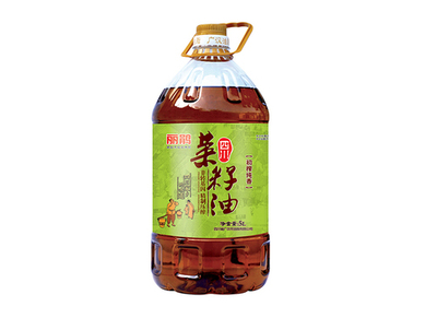 丽鹃牌初榨纯香四川菜籽油-5L